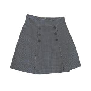 Vintage Low Rise Pleated Midi Skirt